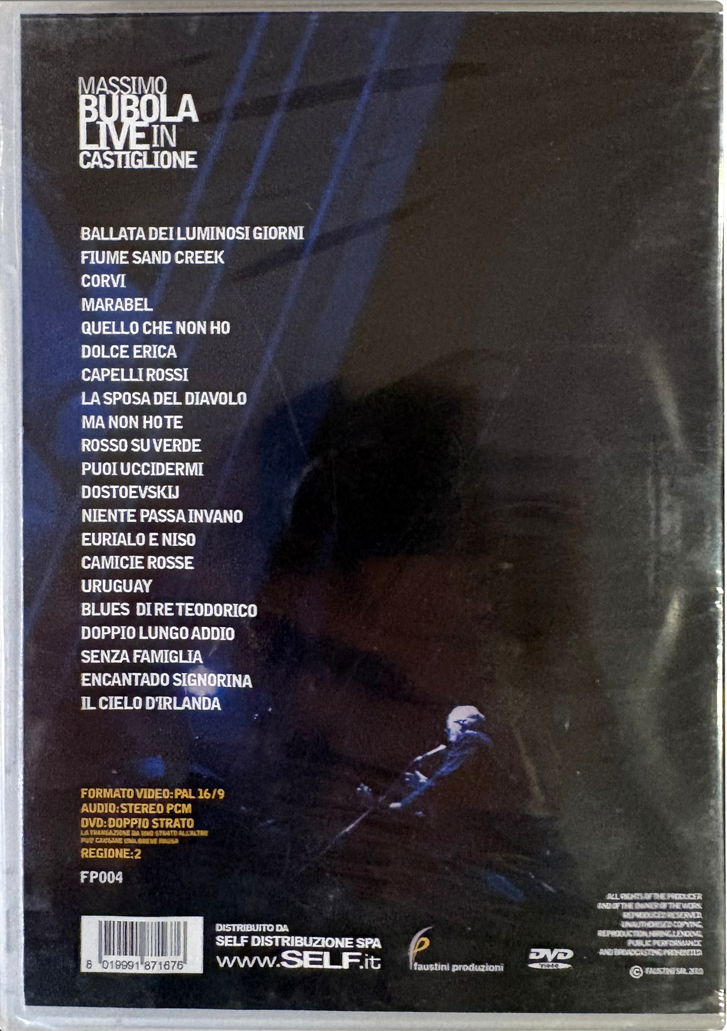 DVD Massimo Bubola Live in Castiglione