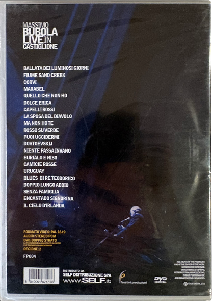 DVD Massimo Bubola Live in Castiglione