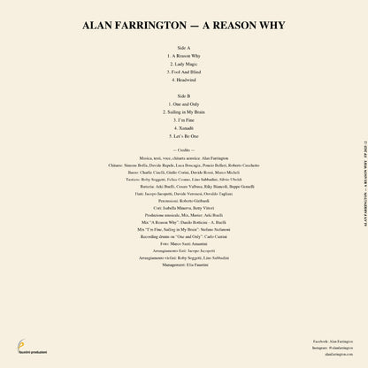Lp Alan Farrington "A Reason Why"
